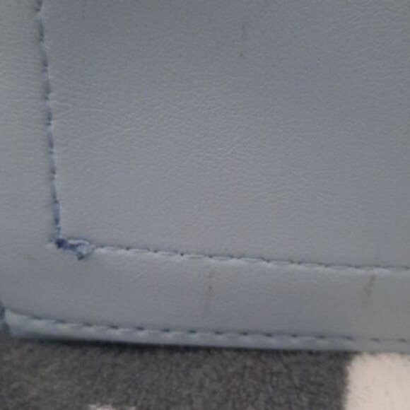 Dasein Baby Blue Leather Handbag Backpack - Picture 5 of 8